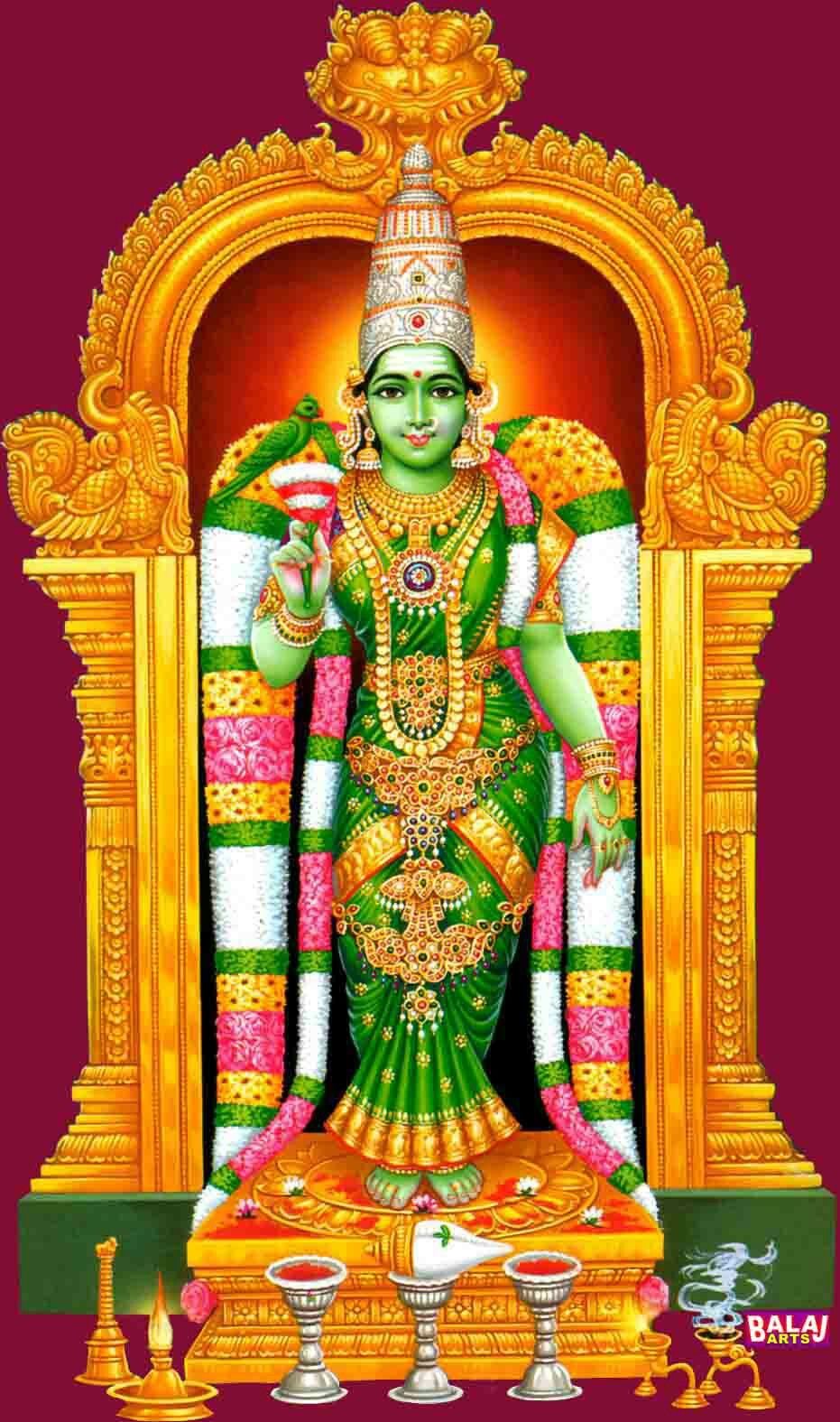 Goddess Madurai Meenakshi Amman Images & Wallpapers ...