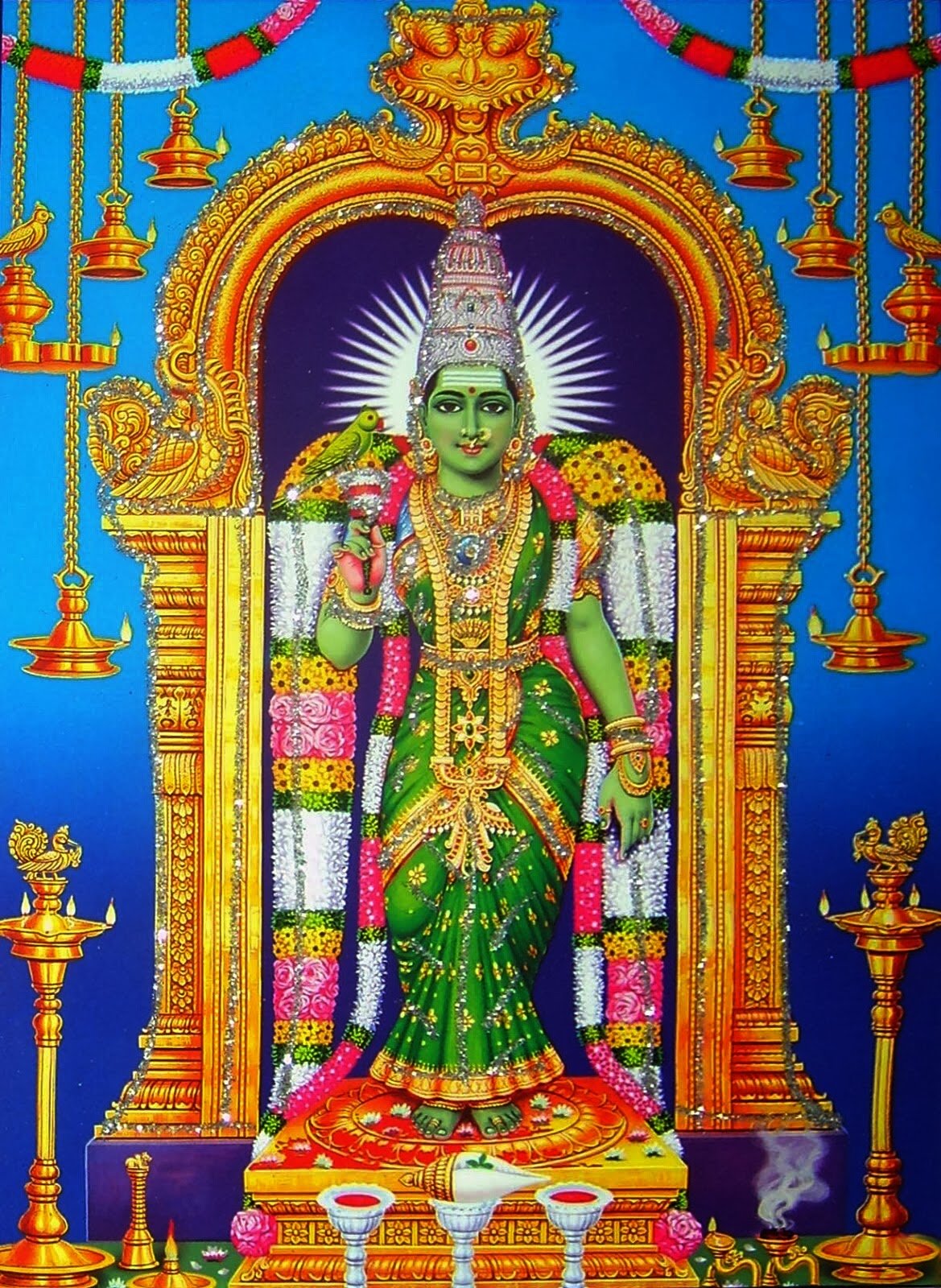 Goddess Madurai Meenakshi Amman Images & Wallpapers - DivineInfoGuru.com