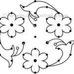 Dots Flower Kolangal 4 - புள்ளி பூ கோலங்கள் 4